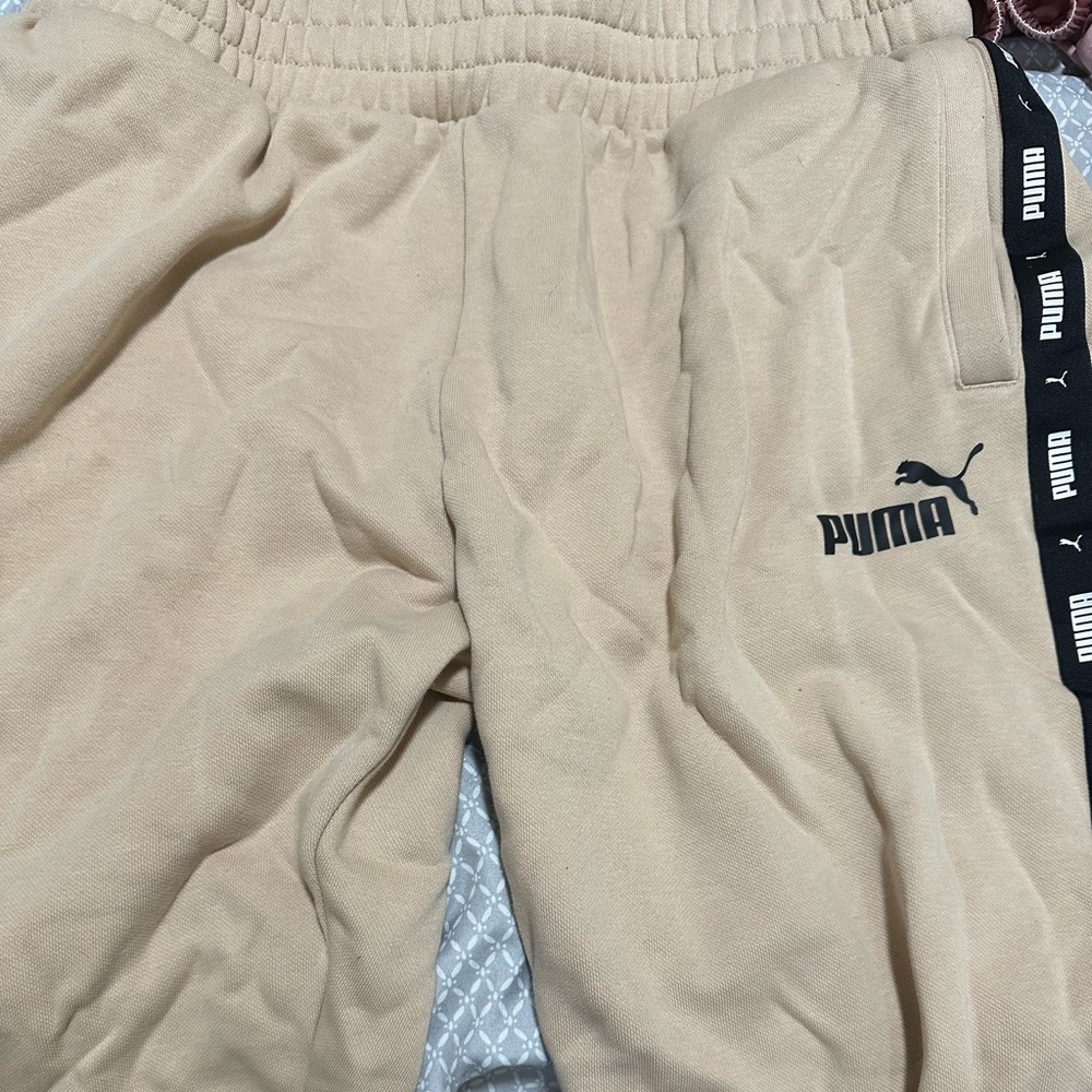 Mens Puma Khaki Jogger/Sweatpants